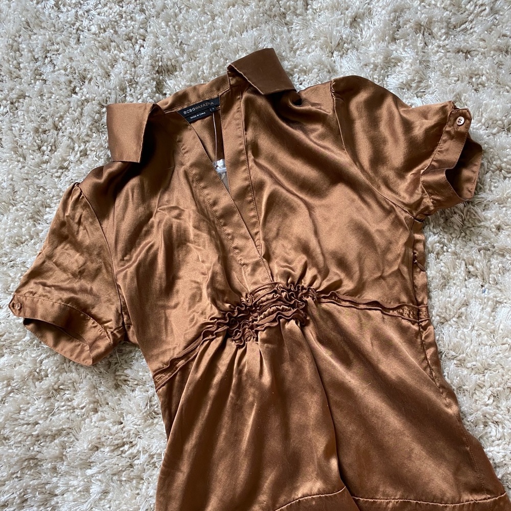 BCBG SILK TOP
